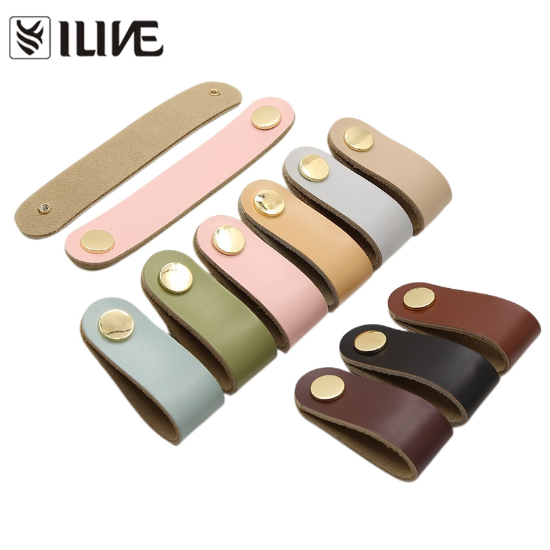 Leather Furniture Pull Handles-IYCLFP001