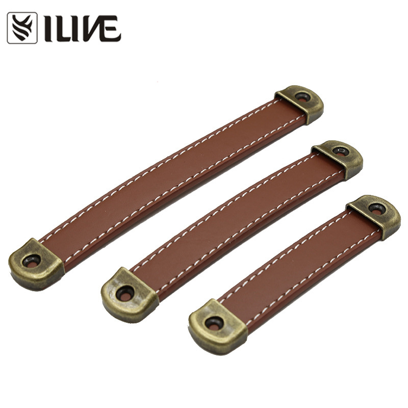 Leather Furniture Pull Handles-IYCLFP002