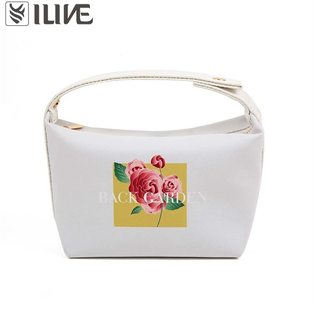 Rose Printed Cosmetic Bag