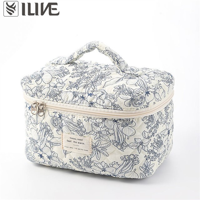 Flower Cosmetic Bag